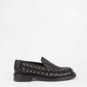 Agl studded hot sale loafer